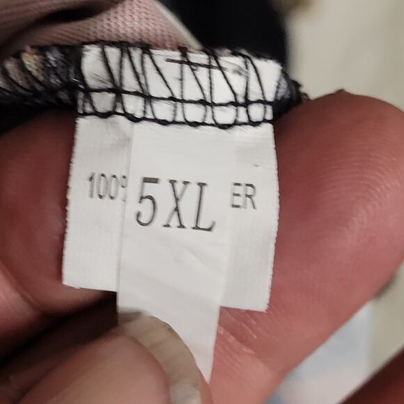 Women's 5XL Patterned Silky Feeling Pajama Set - Picture 4 of 11